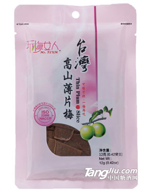 台灣高山薄片梅 12g