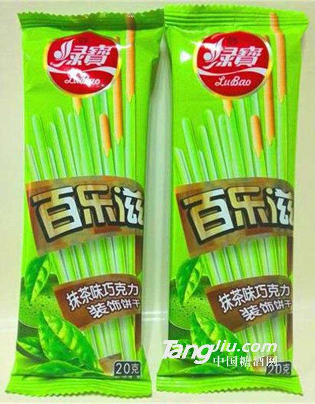 百乐滋抹茶味巧克力饼干-20g