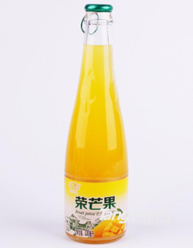 荣荣芒果汁玻璃瓶330ml饮料