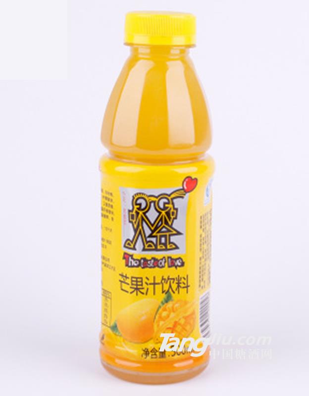 荣荣芒果味饮料 方便携带 芒果汁塑料瓶500ml 