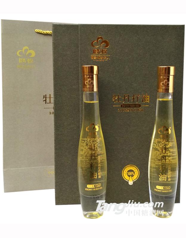 麟源一级冷榨纯牡丹籽油170ml×2瓶礼盒
