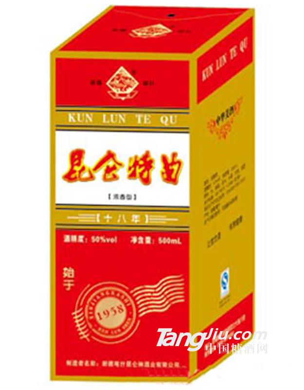 昆仑神特曲十八500ml