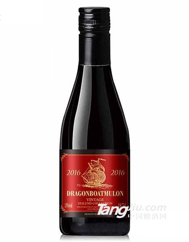 13°姆隆龙之船卡西干红葡萄酒187ml