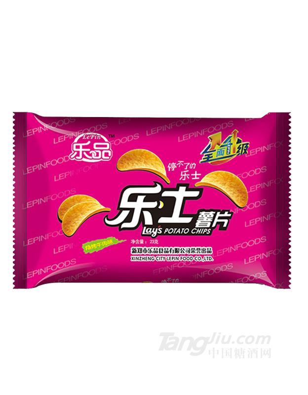 乐士薯片烧烤牛肉味23g
