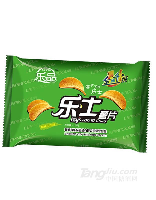 乐士薯片烧烤牛肉味23g