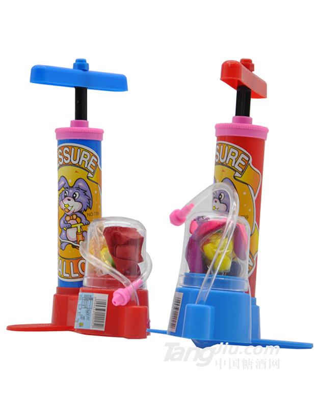 咔通秀气球mini打气筒手动儿童塑料糖果