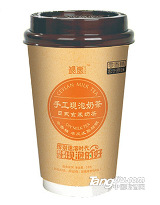 锡岚手工现泡奶茶日式玄米奶茶固体饮料