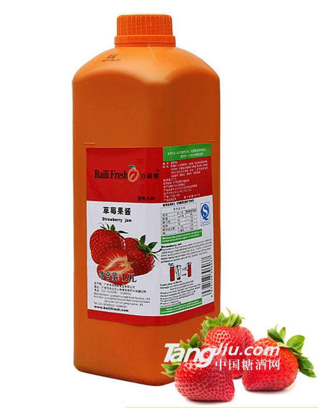 百利鲜草莓浓缩果汁-1.9L