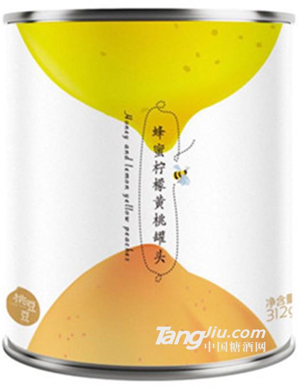 蜂蜜柠檬黄桃罐头312g