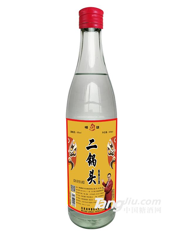 42°脸谱牛二锅头黄标-500ml