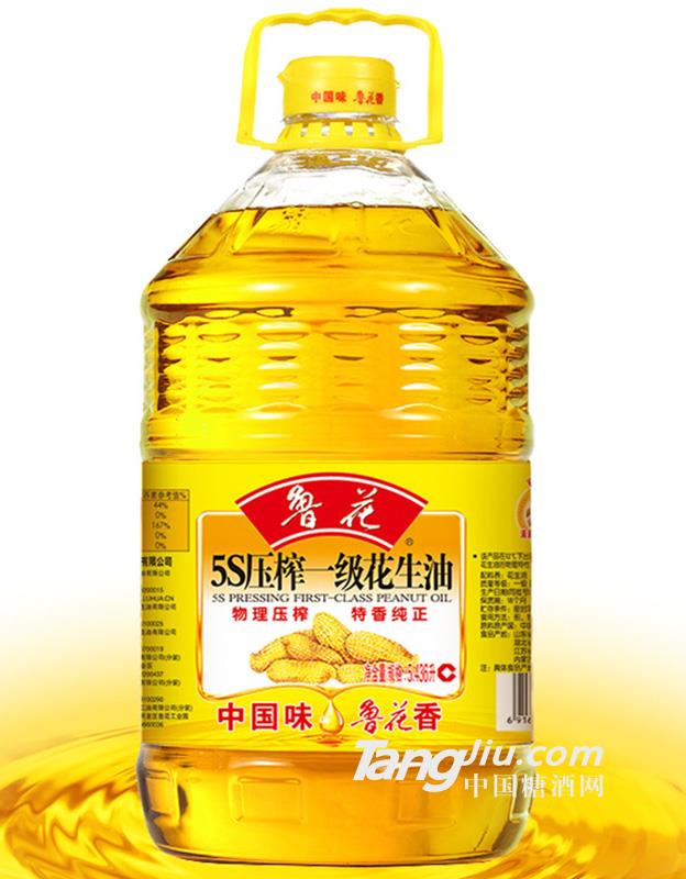 鲁花5S压榨一级花生油-5.436L