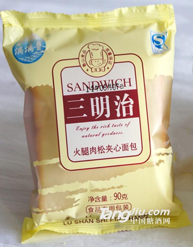 漓漓香火腿肉松夹心面包90g
