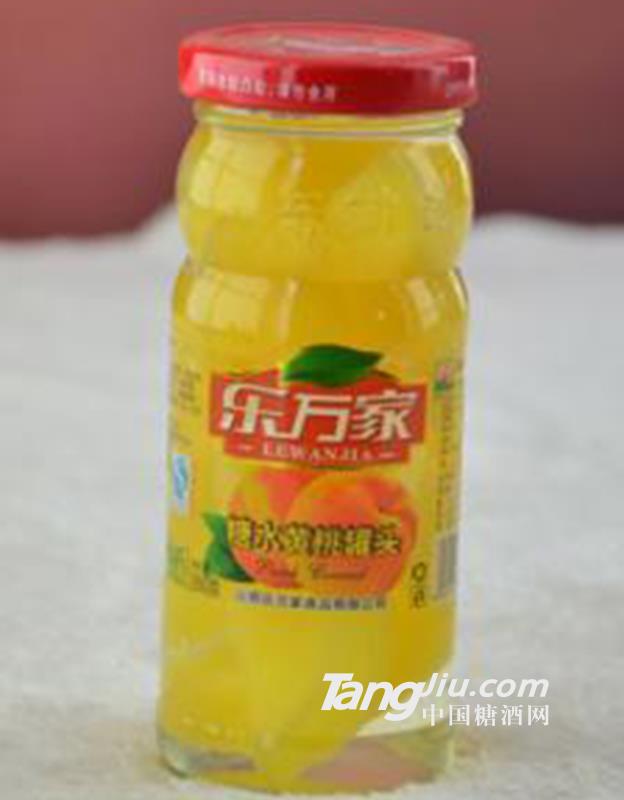 玻璃瓶装黄桃260g