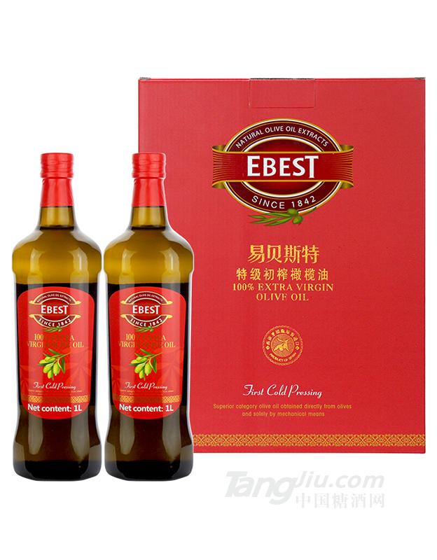 易贝斯特橄榄油1Lx2简装礼盒