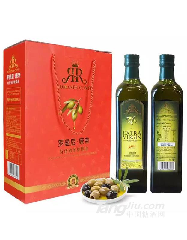 罗曼尼康帝初榨橄榄油500mlX2礼盒