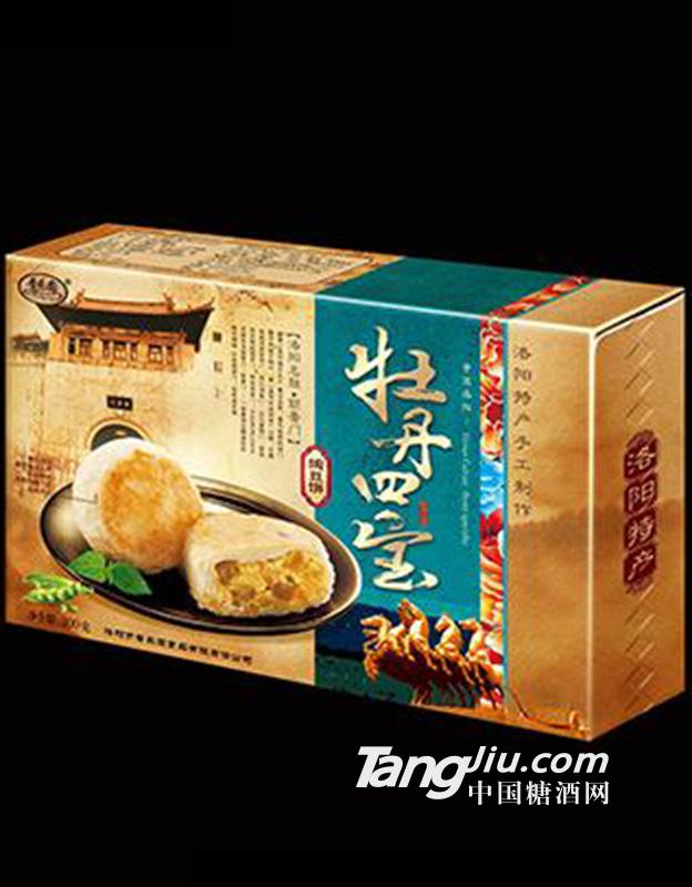 晋乐园牡丹四宝豌豆饼