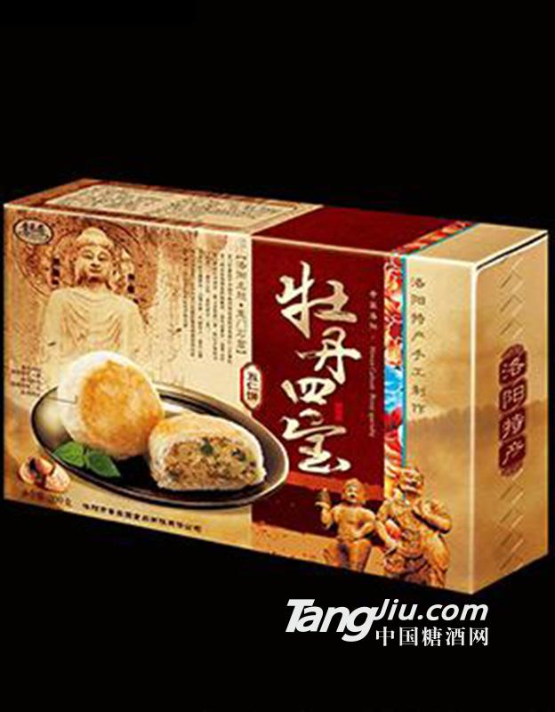 晋乐园牡丹四宝五仁饼