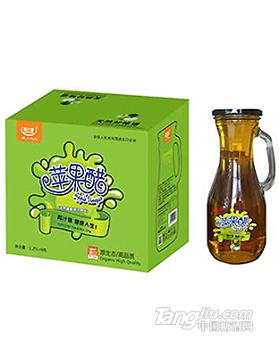 粒汁健苹果醋果汁饮料1.5L