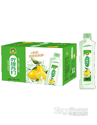 美果派柠檬苏打果味饮料（400mlx24瓶）