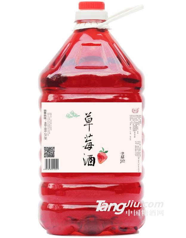 12°黄氏草莓酒（桶装）-5L