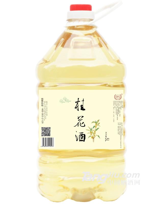 12°黄氏桂花酒（桶装）-5L