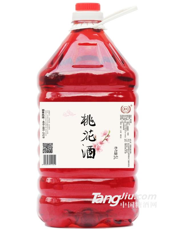 12°黄氏桃花酒（桶装）-5L