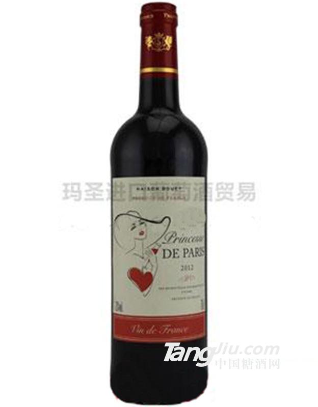 巴黎公主干红葡萄酒750ml