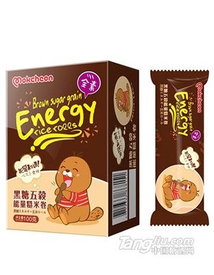 okchcon-黑糖五谷能量糙米卷-100g