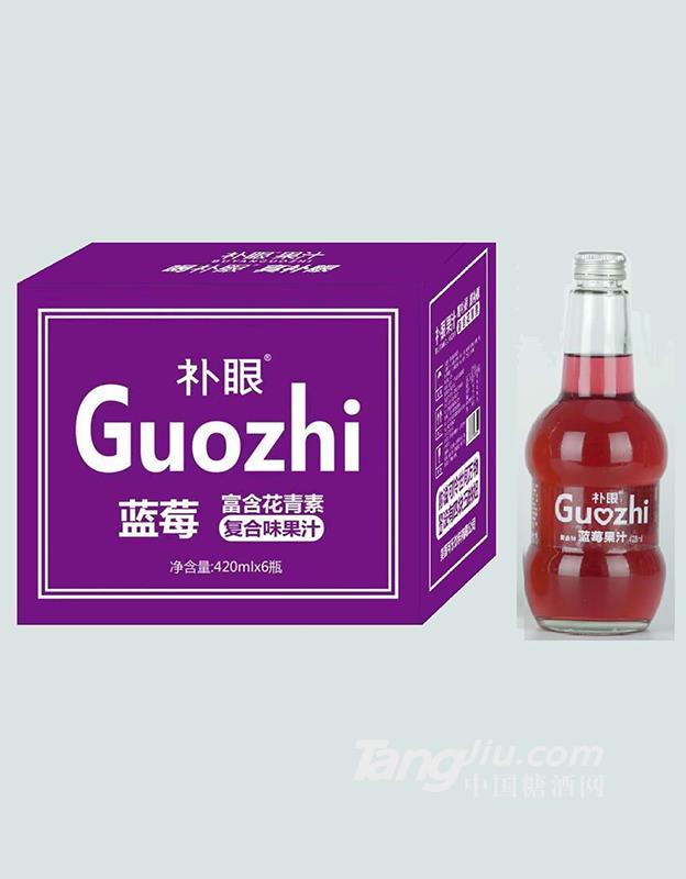 补眼蓝莓复合味果汁420ml×6瓶