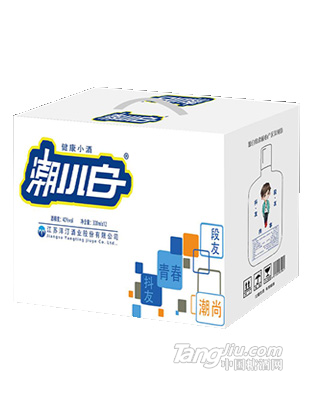 潮小白健康小酒300mlx12箱装