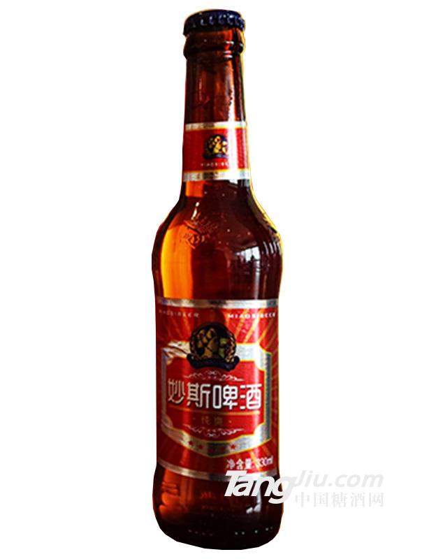 妙斯啤酒纯爽瓶装330ml