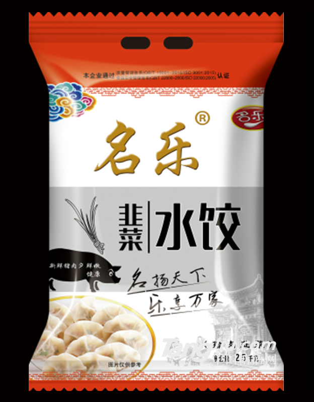 名乐猪肉韭菜水饺2.5kg