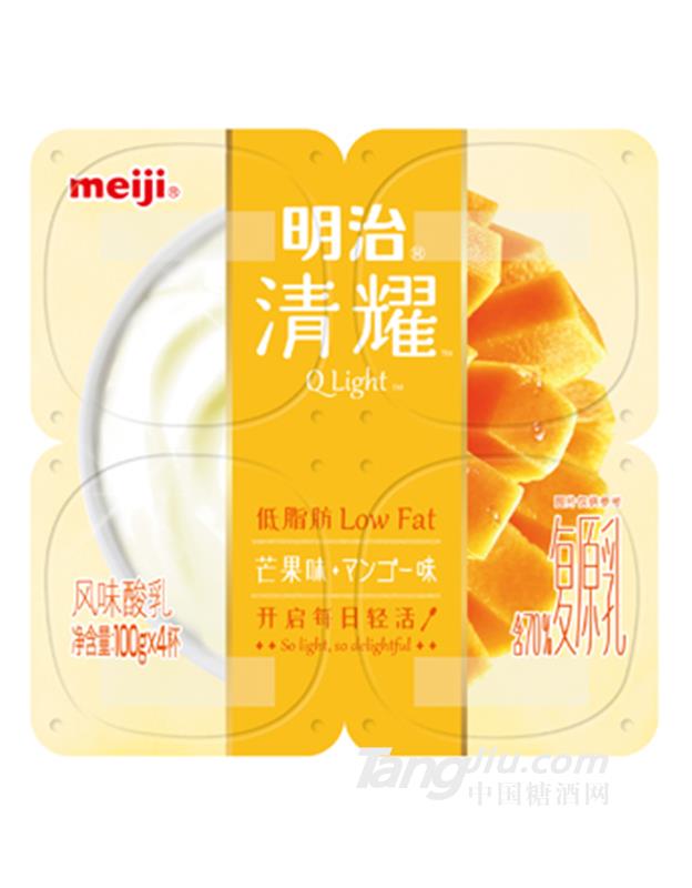 明治清耀风味酸乳 芒果味