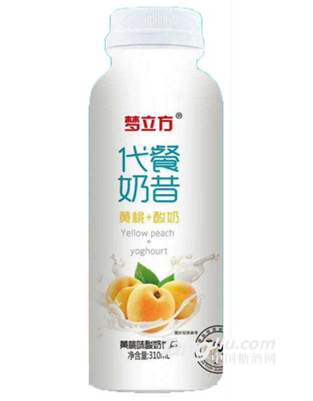 梦立方代餐奶昔黄桃酸奶味310ml