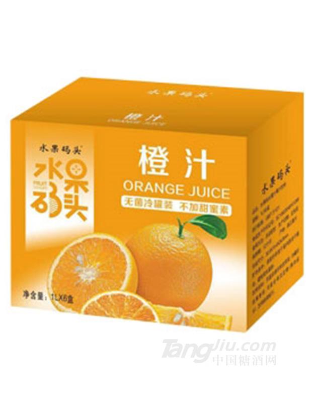 水果码头橙汁1LX6
