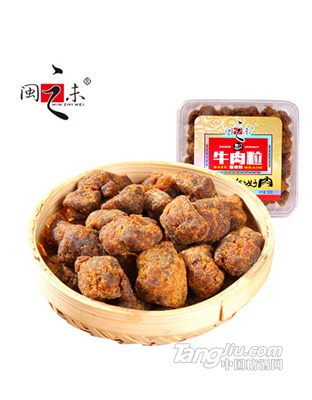 福建休闲食品 香辣味牛肉粒150g