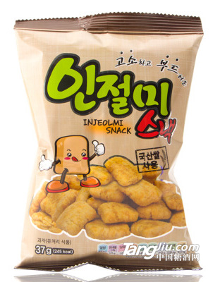 韩国进口食品 慈恩岛糯米酥膨化食品30g