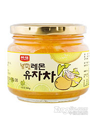 韩福蜂蜜柠檬柚子茶580g