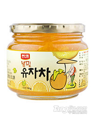 韩福蜂蜜柚子茶580g
