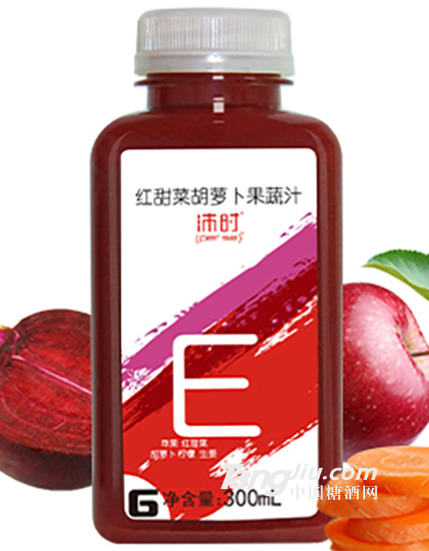 沛时红甜菜胡萝卜果蔬汁300ml