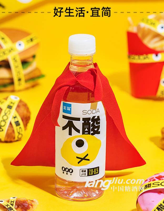 宜简·柠檬味苏打水360ml