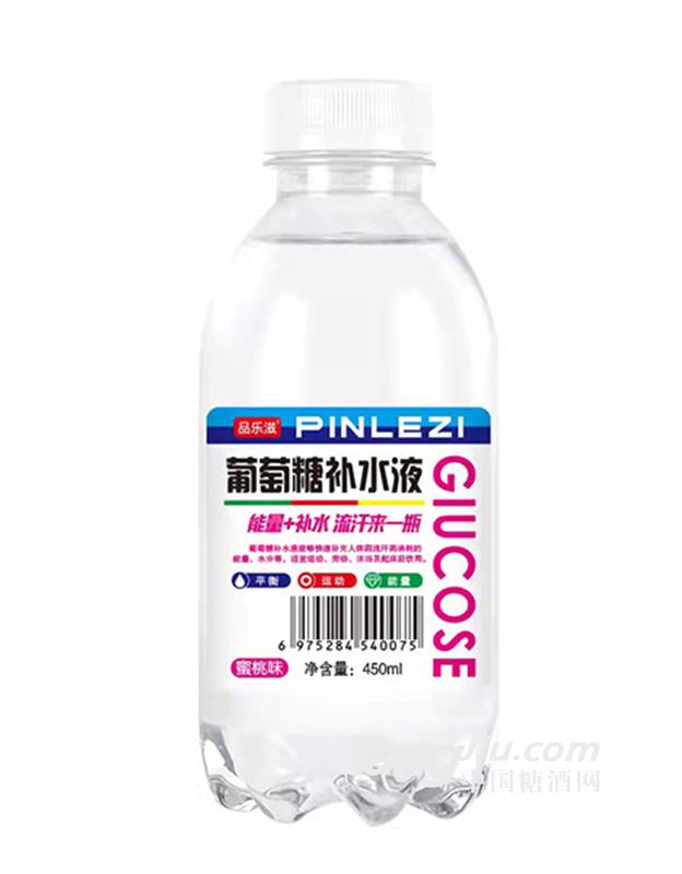 品乐滋葡萄糖补水液蜜桃味450ml