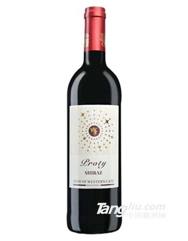 葡珞帝之星西拉红葡萄酒14度750ml