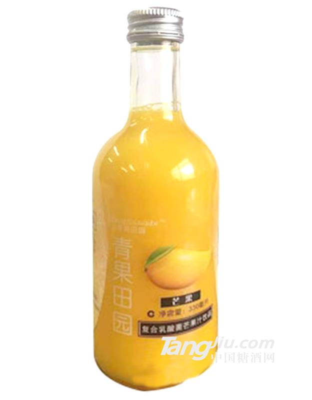 青果田园复合乳酸菌芒果汁饮料330ml