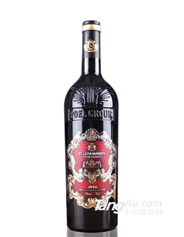 法国定制原酒干红葡萄酒750ml