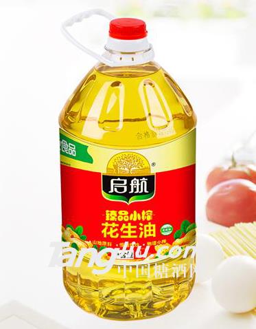 启航小榨花生油5L