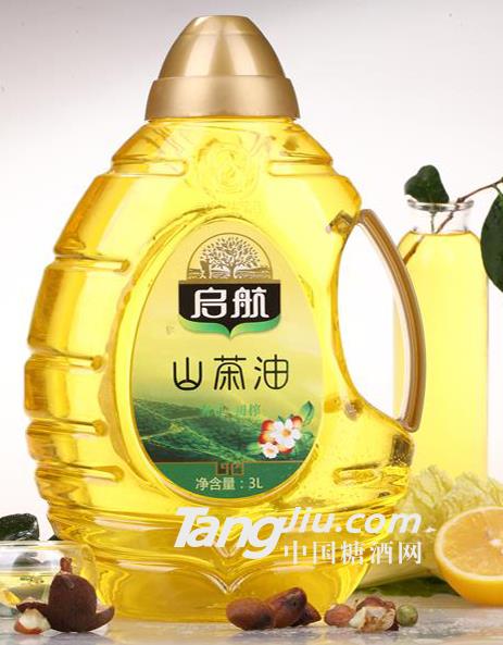 启航冷榨山茶油3L