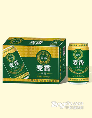 蓝裕麦香啤酒320mlx24罐