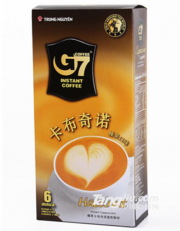 中原g7咖啡榛子味卡布奇诺-108g