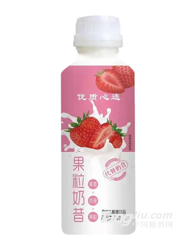 果粒奶昔草莓味310ml